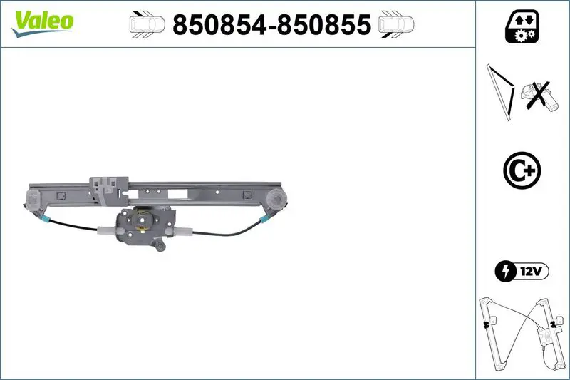 VALEO 850854 Подъемное устройство для окон