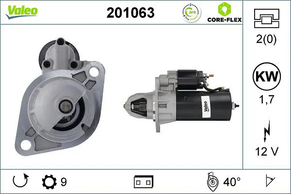  STARTER REMAN - CORE-FLEX