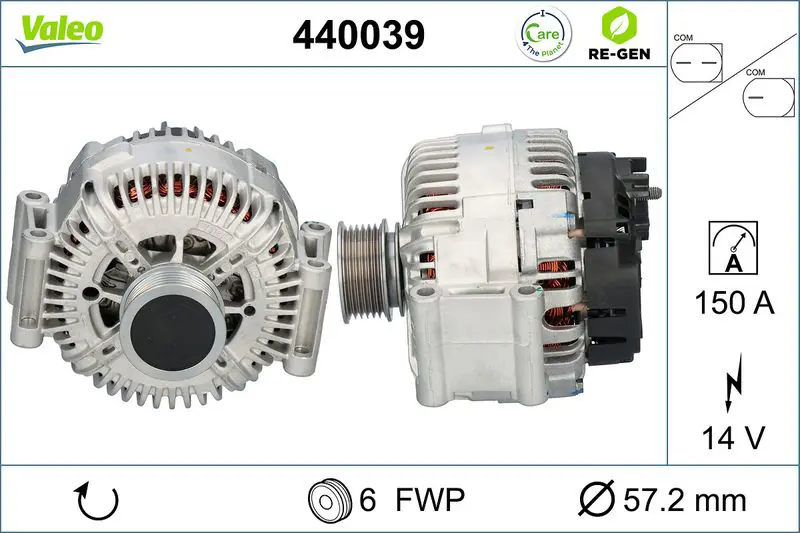 440039 ALTERNATOR REMAN RE GEN