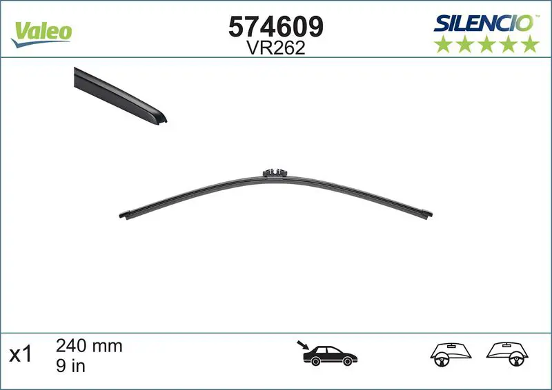 VALEO 574609 Щетка стеклоочистителя