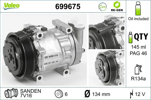699675 COMPRESSOR REMAN