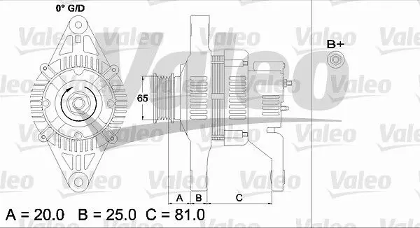 437151 ALTERNATOR REMAN RE GEN
