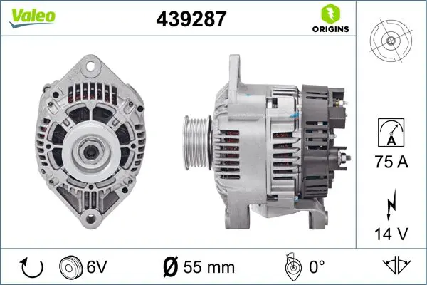 439287 ALTERNATOR NEW ORIGIN