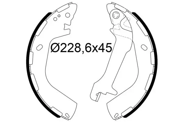 564290 BRAKE SHOES