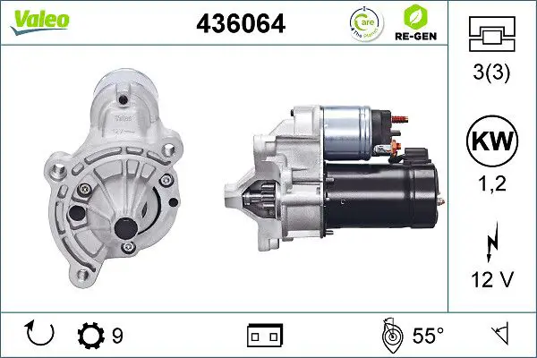 436064 STARTER REMAN RE GEN