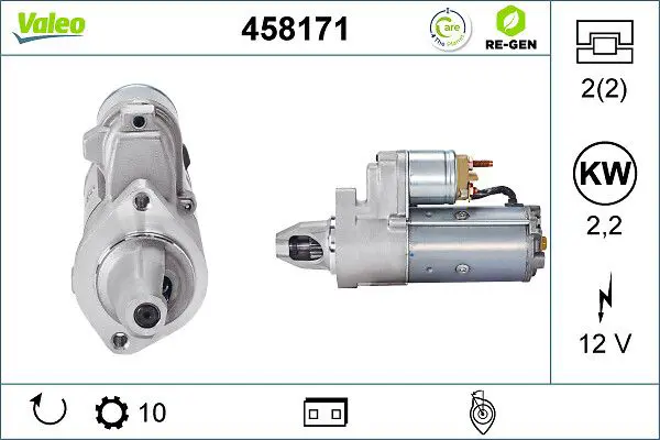 458171 STARTER REMAN RE GEN