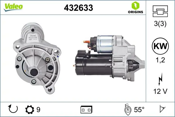 432633 STARTER NEW ORIGIN