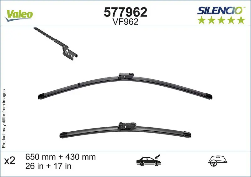 Valeo 577962 Щетка стеклоочистителя