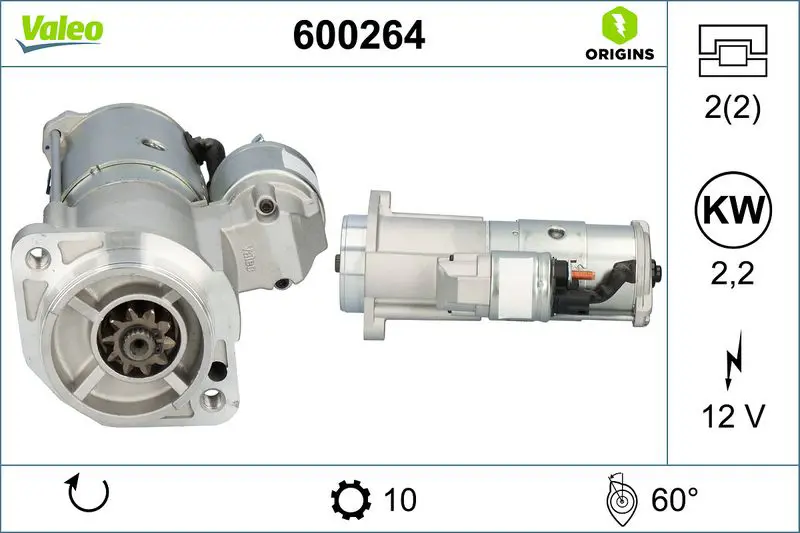 600264 STARTER NEW ORIGIN