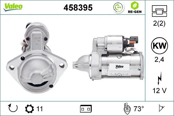 458395 STARTER REMAN RE GEN