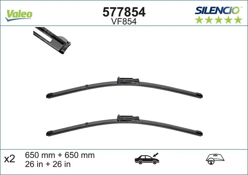Valeo 577854 Щетка стеклоочистителя
