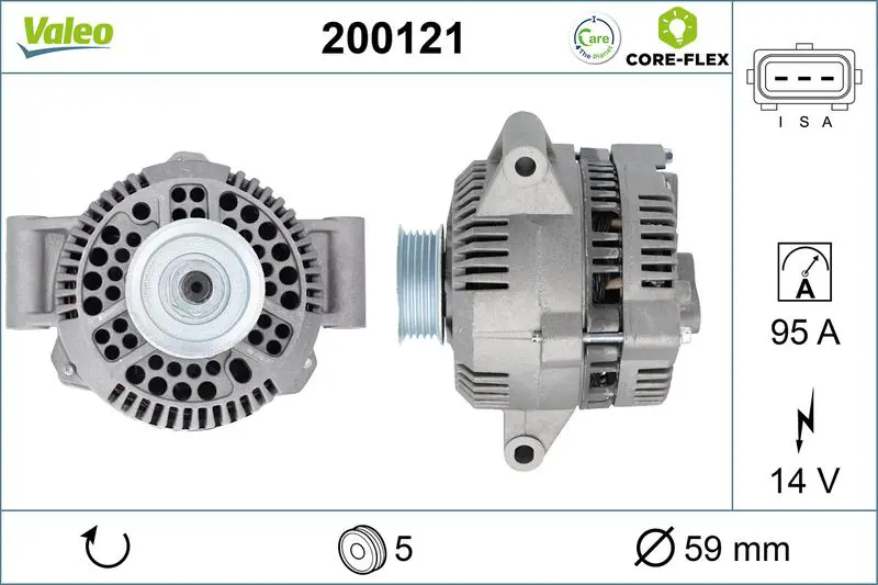 200121 ALTERNATOR REMAN CORE FLEX