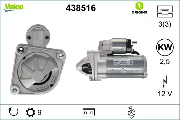 438516 STARTER NEW ORIGIN