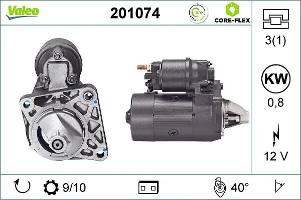 201074 STARTER REMAN CORE FLEX