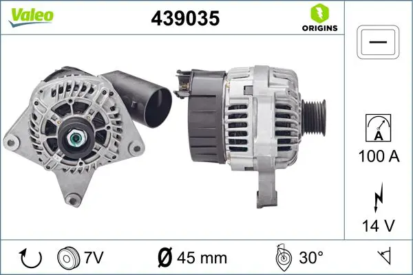 439035 ALTERNATOR NEW ORIGIN