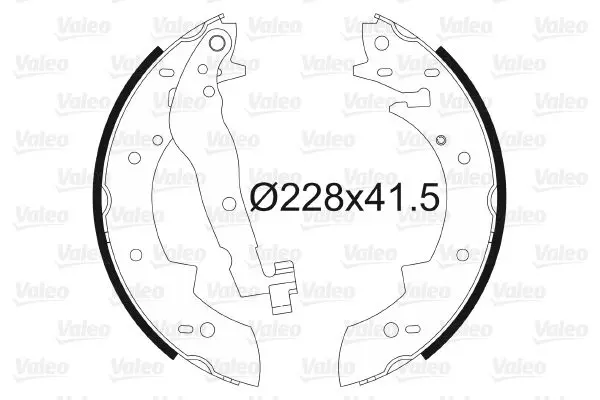 562561 BRAKE SHOES