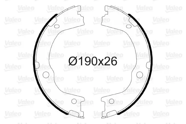 564174 BRAKE SHOES