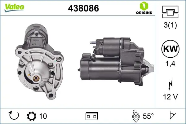 438086 STARTER NEW ORIGIN