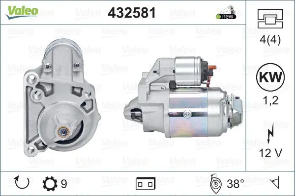 Valeo 432581 DICHTUNG, ABGASKRUEMMER
