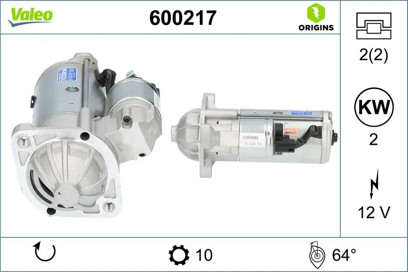 600217 STARTER NEW ORIGIN
