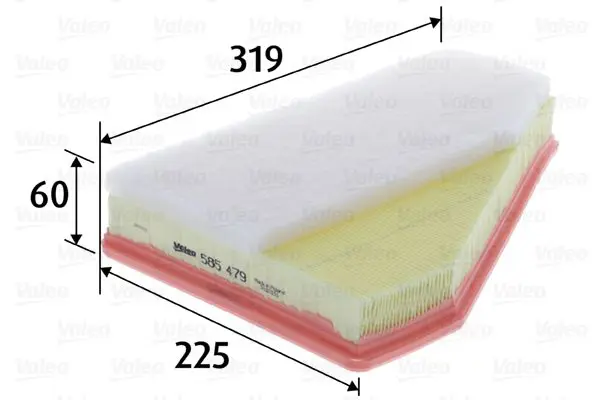 VALEO 585479 Воздушный фильтр