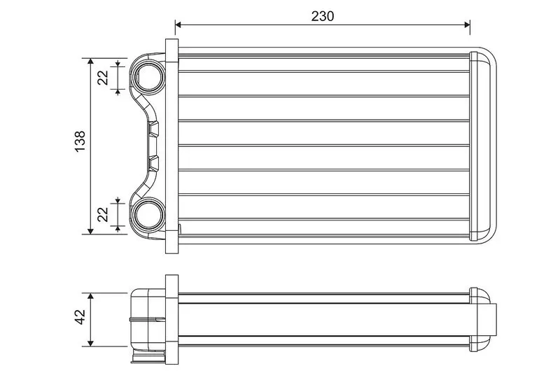 VALEO 812255 Теплообменник