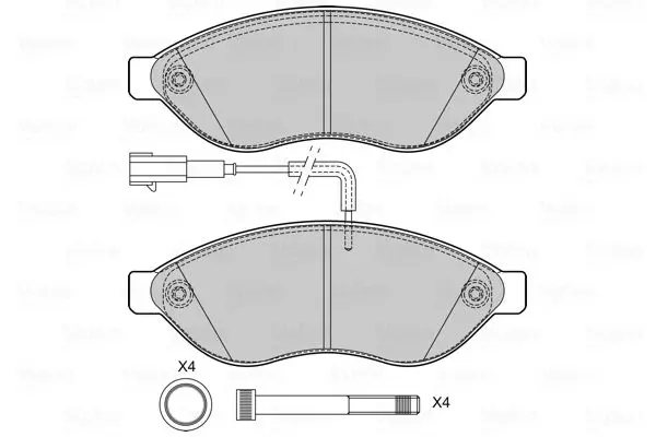 601708 BRAKE PADS