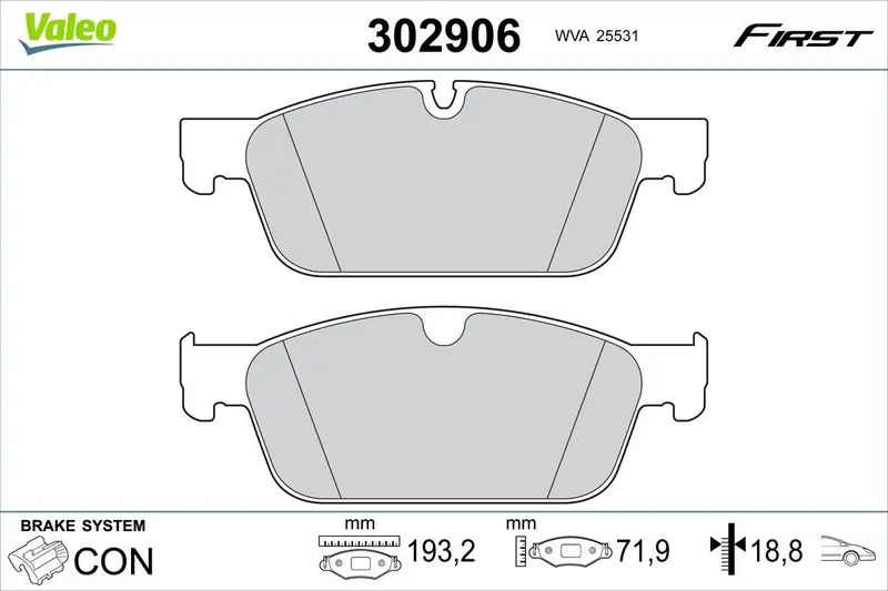 VALEO 302906 Spare part