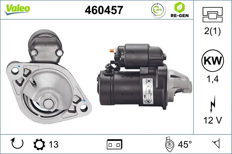 VALEO 460457 Стартер