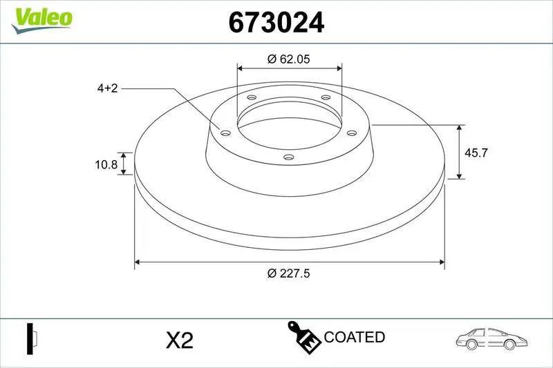 VALEO 673024 Spare part