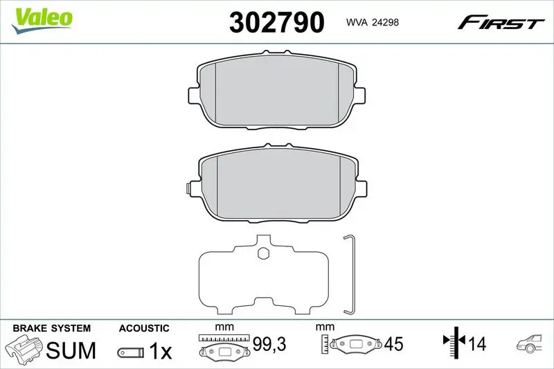 VALEO 302790 Spare part