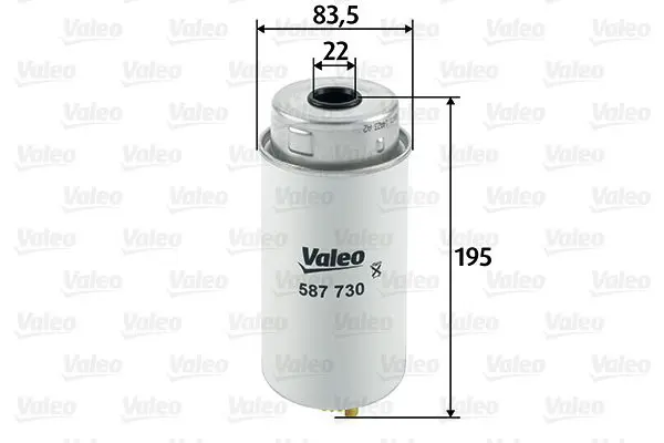 587730 DIESEL FILTER SPIN ON TYPE
