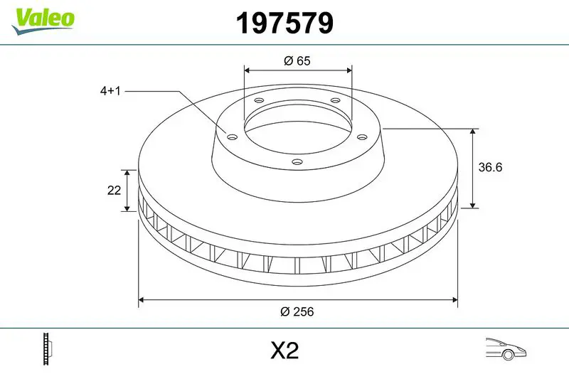 197579 Тормозной диск