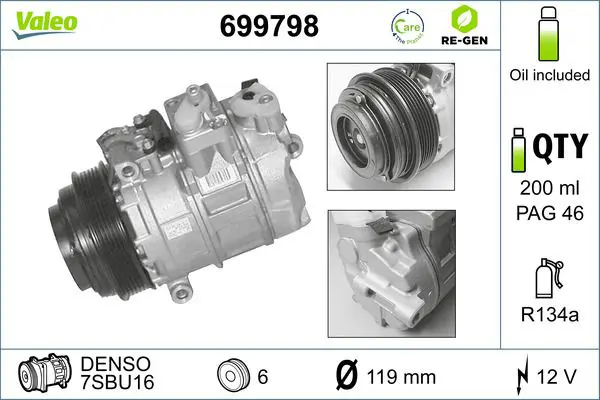 699798 COMPRESSOR REMAN