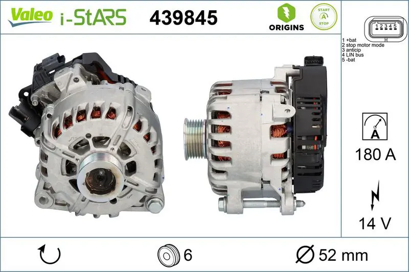 VALEO 439845 Генератор