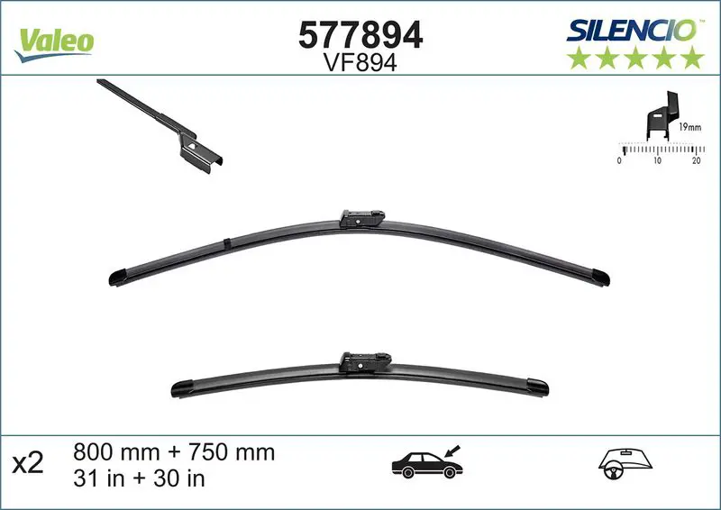 VALEO 577894 Щетка стеклоочистителя