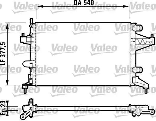 VALEO 732825 Теплообменник
