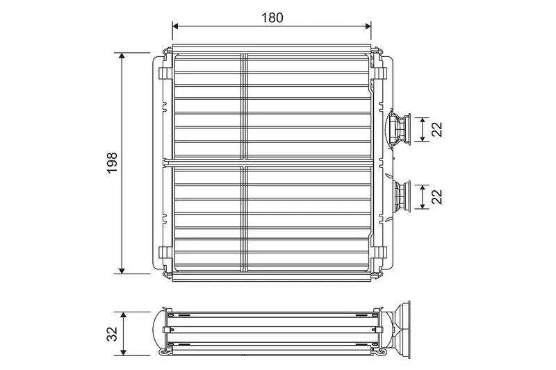 VALEO 811508 Теплообменник, отопление