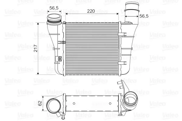VALEO 818669 Интеркулер