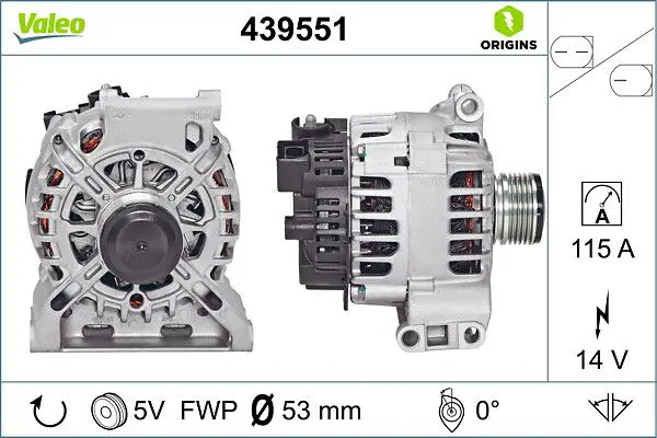 Valeo 439551 Генератор