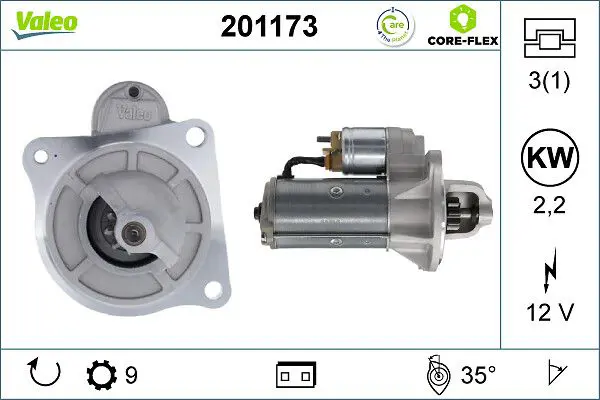  STARTER REMAN - CORE-FLEX