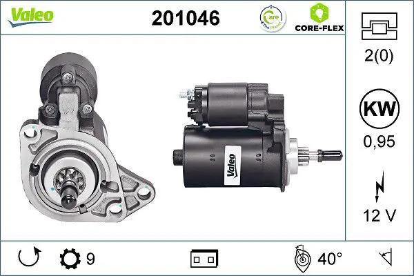 201046 STARTER REMAN CORE FLEX