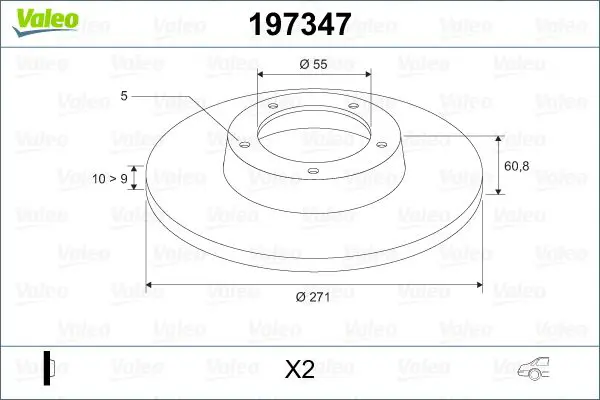 197347 Тормозной диск