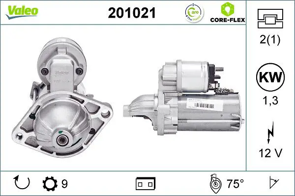 201021 STARTER REMAN CORE FLEX