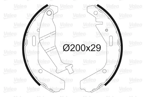 VALEO 564102 Комплект тормозных колодок