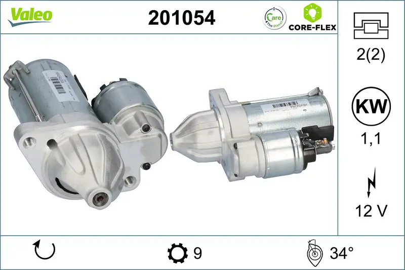 201054 STARTER REMAN CORE FLEX
