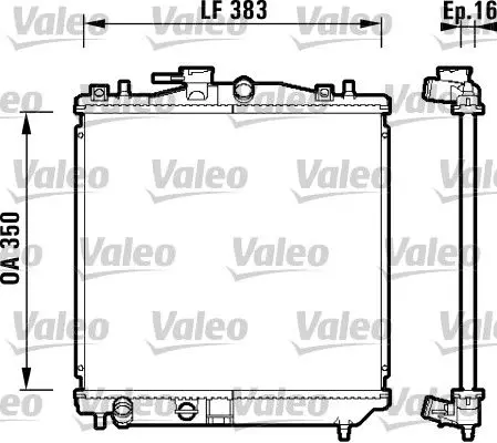 VALEO 734157 Теплообменник