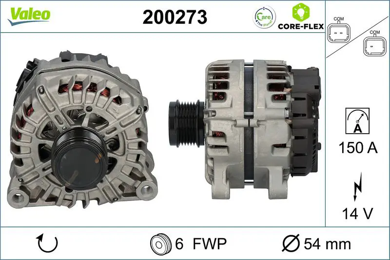 200273 ALTERNATOR REMAN CORE FLEX
