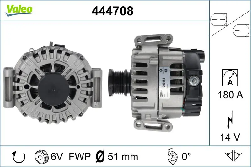 VALEO 444708 Генератор