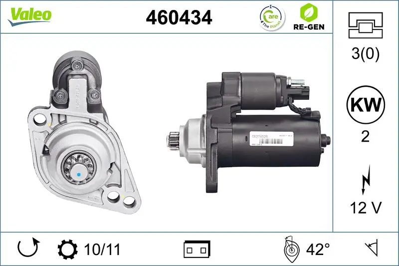 VALEO 460434 Стартер